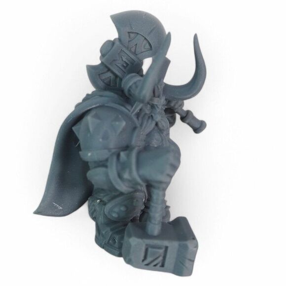 Luther the Dwarven King Mini Miniature 3D Resin Print  DnD Figure Unpainted - Picture 4 of 5